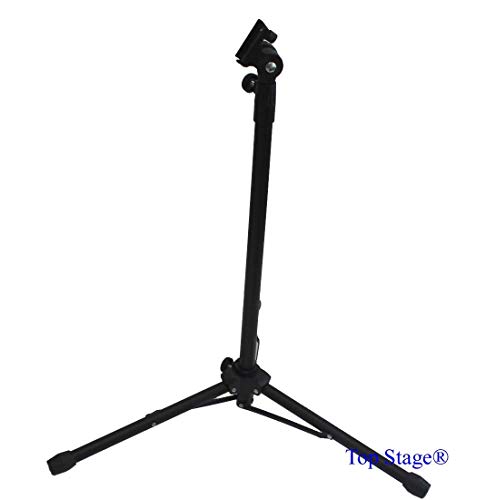 Deluxe Lectern Orchestra Conductor Music Stand with Light & carrying bag - Black (With Light and Carrying Bag)