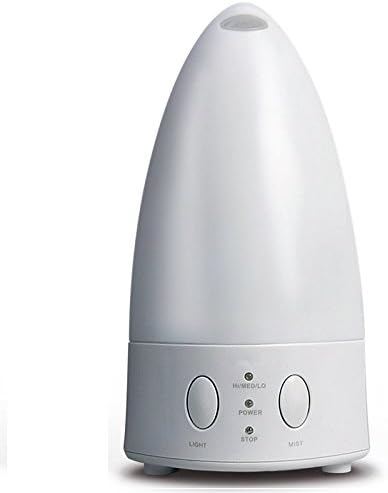 Esup(TM) Aromatherapy Essential Oil Diffuser - Mini-Humidifier with Electric Ultrasonic Technology - 7 Color Changing Lights, 3 Mist Levels and Auto Shut-Off