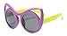 WODISON Cat eye Style Kids Polarized Sunglasses Flexible Rubber for Age 3 to 10