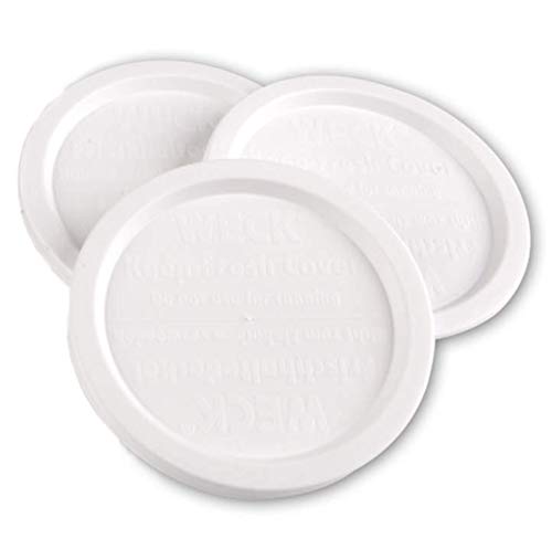 Weck Pack of 5 x 100 mm diameter freshness lids.