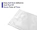 200ct Adhesive Treat Bags 3 x 4 Clear - 1.4 mils Thick Self Sealing OPP Plastic Bags/Clear Flat Resealable Cello (3