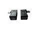 AKOAK USB 2.0 Adapter Plug?1 Pair 90 Degree Left and Right Angle Mini USB Male to Micro USB Female Connector Adapter primary
