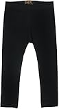 BGDK Unisex Boys Girls Toddler Cotton Leggings - Black, 4T