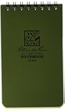 Rite in the Rain Green Tactical Pocket Notebook 3" x 5" pack of 3