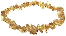 Natural Citrine Chip Bracelet