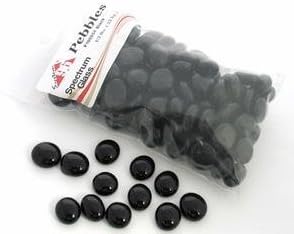 System 96 Glass Pebbles - Black Opal - 96 Coe - 1/2 Pound Bag by Spectrum Glass Company