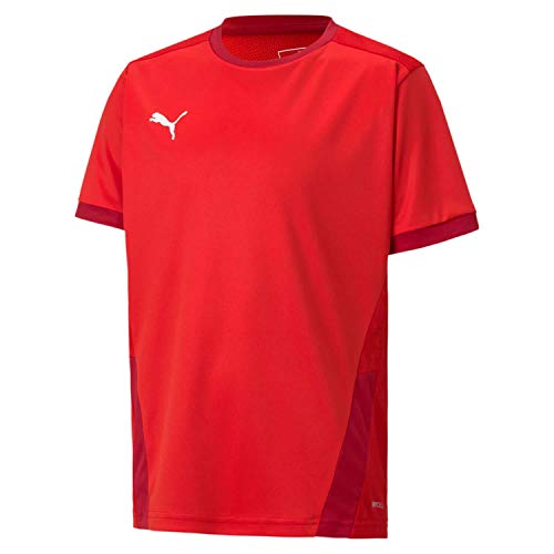 PUMA Boys Teamgoal 23 Jersey Jr T shirt, Puma Red-chili Pepper, 7 8Y UK