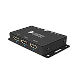 gofanco Prophecy 1x4 HDMI 2.0 Splitter 4K 60Hz HDR Compact USB Powered Auto Scaling Wall Mount, YUV 4:4:4, 3D, HDMI 2.0a, HDCP 2.2, EDID, 18Gbps, Low Heat, 4 Port 1 in 4 Out (PRO-HDRsplit4P-LT)