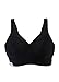 Glamorise Women's Full-Figure Sports Bra, Black, 44DD