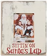 Glory Haus 3090110 Sittin On Santa's Lap Frame, Multicolor