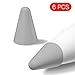 pzoz Protector Case Compatible with Apple Pencil Tips for 1st & 2nd Generation, Silicone Nibs Cover for iPad Pencil Tips and Replacement Writing Protection (6 Pcs) (Gray)