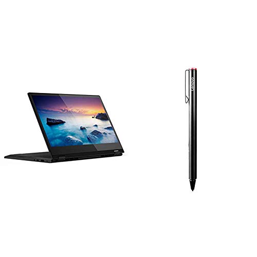 Lenovo Flex 14 Convertible Laptop, 14 Inch FHD (1920 X 1080) IPS Touch Display, Intel Core I5-8265U Processor, 8GB DDR4 RAM, 128GB Nvme SSD, Onyx Black & Active Capacity Pens – Black