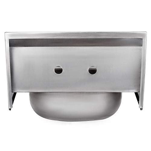 VEVOR Stainless Steel Sink with Backsplash Undermount Bowl Kitchen Sink