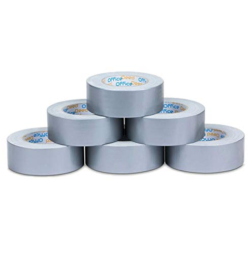 image for Office Deed Professional Grade Duct Tape, 6-Pack, Silver Color, 11mil 