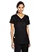 WonderWink Women's Scrubs Mink Featherweight Ruffle Mock Wrap Top