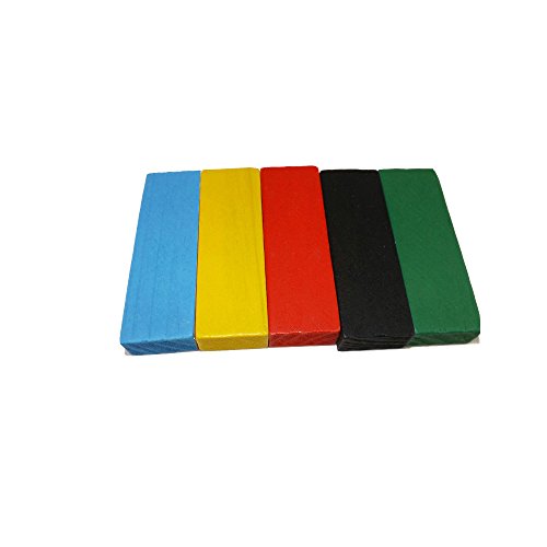 Weoxpr 54 Pcs Colorful Wooden Deluxe Stacking Game—Best Stacking Game For Party Gifts For Kids Both Boys And Girls. Perfect Birthday Presents .Good For Intellectual Development（Multicolour） - Thumbnail 3