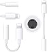 [Apple MFi Certified] for iPhone Lightning to 3.5mm Headphone Jack Adapter Female Audio Connector Compatible with iPhone Xs XR 8 7 Plus ipad, Support Music Control & Calling Function & iOS 12-Whitethumb 3