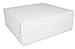 Southern Champion Tray 0991 Premium Clay Coated Kraft Paperboard White Non-Window Lock Corner Bakery Box, 14