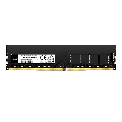 Lexar UDIMM 16GB DDR4 RAM 3200 MHz, 288-Pin DDR4 U-DIMM Desktop Memory, High-Performance Computer Memory, PC RAM Module Upgrade