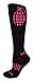 MOXY Socks THE Ultimate Grenade Black with Pink Knee-High Fitness Deadlift Socks