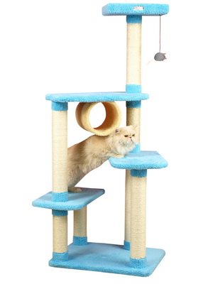 ArmarkatPremium Cat Tree Model X6105, Sky Blue