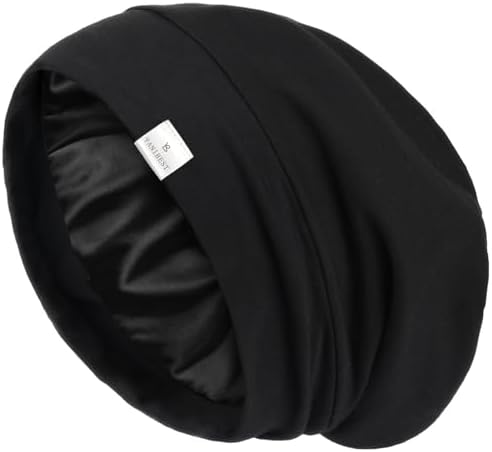 Amazon.com: NICPOO Silk Satin Bonnet Hair Wrap for Sleeping, 2 Pcs