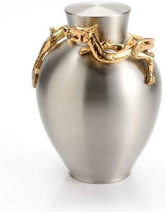 Royal Selangor手仕上げドラゴンコレクションピューターairtight Tea Coffeeキャディ 新作販売 With 24 Kゴールドメッキ S