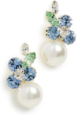 Amazon.com: Jennifer Behr Women's Estee Earrings, Crystal, Clear