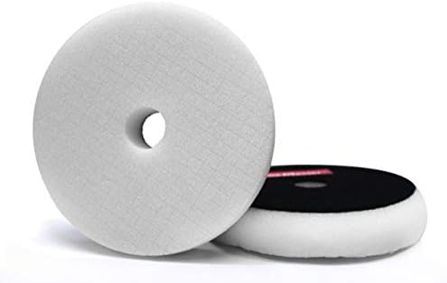 6" Universal Cross Cut Polishing Foam Pad for Cutting โ Hook & Loop โ DA & Rotary Polisher Compatible โ Cross Cut Design for Heat Management & Efficient Compound Delivery