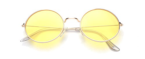 ALWAYSUV Metal Full Framem PC Round Circle Mirror Lens Retro John Lennon Glasses