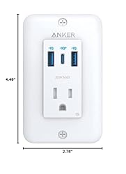 Anker USB C Wall Outlet, PowerExtend USB-C Wall
