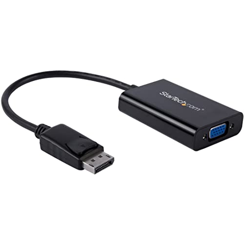 StarTech DisplayPort to VGA Adapter with Audio - DP to VGA Converter - 1920x120…