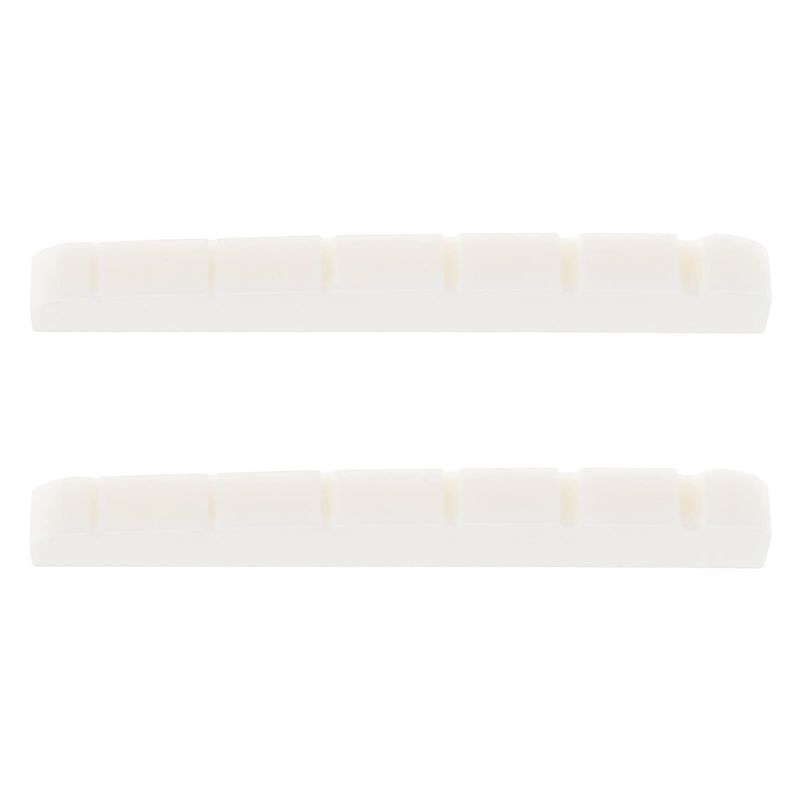 EMSea Guitar Bone Nuts Compatible with Stratocaster Compatible with Telecaster And Other Electric Guitars Guitar Slotted Bone Nut 42 x3.5 x 5.3mm
