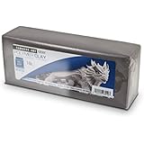 Sargent Art Polymer Gray Baking Clay, 1 pound block, Easy to Use and Soften, Safe & Non-Toxic, Used for all types of Clay Scu
