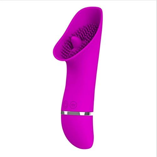 BaseTone Oral Tongue Simulator, Waterproof 30-Frequency Vibration Wand, Multi Speed Wireless Clitorial Sucking Toy