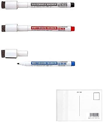 Amazon コクヨ ホワイトボード用マーカー イレーザー マグネット付 Pm B100 黒 赤 青セット 画材屋ドットコム ポストカードa ポストカード 絵柄付はがき 文房具 オフィス用品