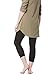 Fishers Finery Ecofabric Capri Legging; Casual Lounge Legging (Black, XL)