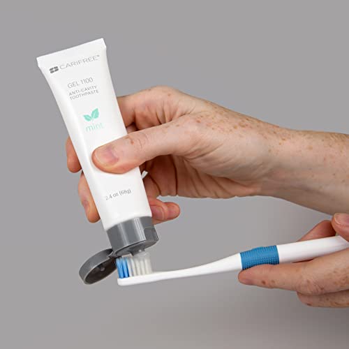 CariFree Gel 1100 (Mint) AntiCavity Fluoride Toothpaste with Nano