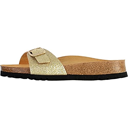 Scholl Sandalia Estelle para mujer, azul oscuro, 36 EU