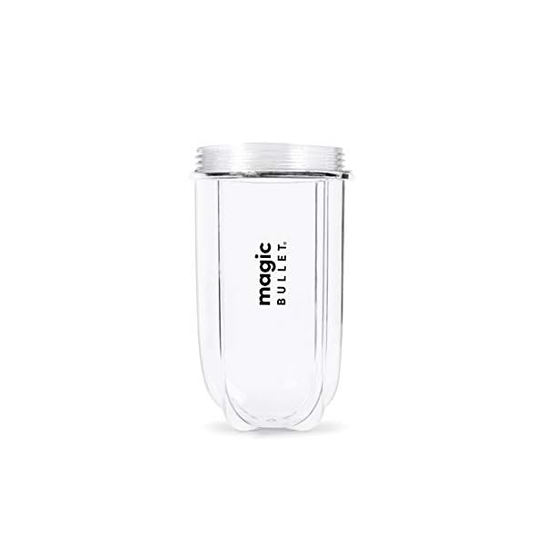 Magic Bullet 4pc Starter Kit - Includes 1 High Torque Power Base, 1 Tall Cup with Flip Top Lid & 1 Cross Blade - Food…