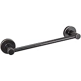 JiePai Bath Towel Bar Oil Rubbed Bronze, 11.8 Inch Stainless Steel Towel Rack Bathroom Towel Holder Wall Mount Kitchen Dish Cloth Hanger (Oil Rubbed Bronze, 11.8 Inch)