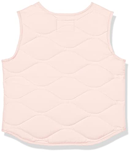 AMAZON ESSENTIALS UNISEX KIDS’ RECYCLED POLYESTER PUFFER VEST (PREVIOUSLY AMAZON AWARE), LIGHT PINK, LARGE