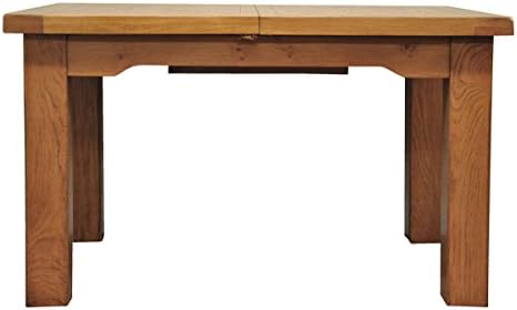 Tewkesbury Oak Small Butterfly Extending Dining Table in Light Oak Finish Seating 6 People | 130cm/180cm