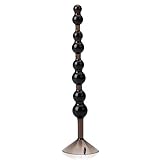 Utimi Silicone Male Pleasurable Anal Plug Beads Sex Toy in Black