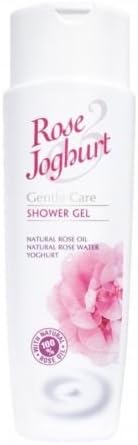Rose Joghurt Gentle Care Shower Gel with Natural Rose Oil, Natural Rose Water, Yoghurt, Olive Oil.8.5 fl oz