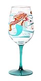 C.R. Gibson 16-Ounce Acrylic Wine Glasses, By Lolita, Set of 2, BPA Free, Measures 3.5
