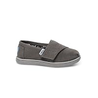 TOMS Kids Classics (Infant/Toddler/Little Kid), Ash Canvas, 9 M