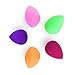 O'vinna [5-Pack] Makeup Sponge and Powder Puff Sponge Support Display Stand (5Pcs Makeup Blender Sponges + 2Pcs Sponge Holder, Rose Gold)