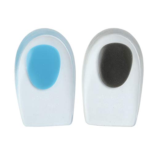 Gel-Heel-Cups-Orthotic-Insoles-Soft-Shock-Absorbing-Shoe-Inserts-for-Relief-from-Plantar-Fasciitis-Achilles-Tendonitis-Heel-Spurs-Help-Improve-Posture-Hypoallergenic-Odour-Free-and-Washable