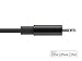 Monoprice Flat Apple MFi Certified Lightning to USB Type-A Charging Cable, 3 Feet, Black - Premium Series